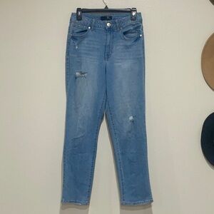 1822 Denim Light Blue Straight Leg Jeans